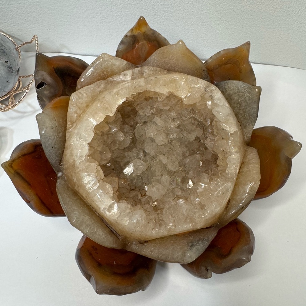 Large Crystal Lotus Flower